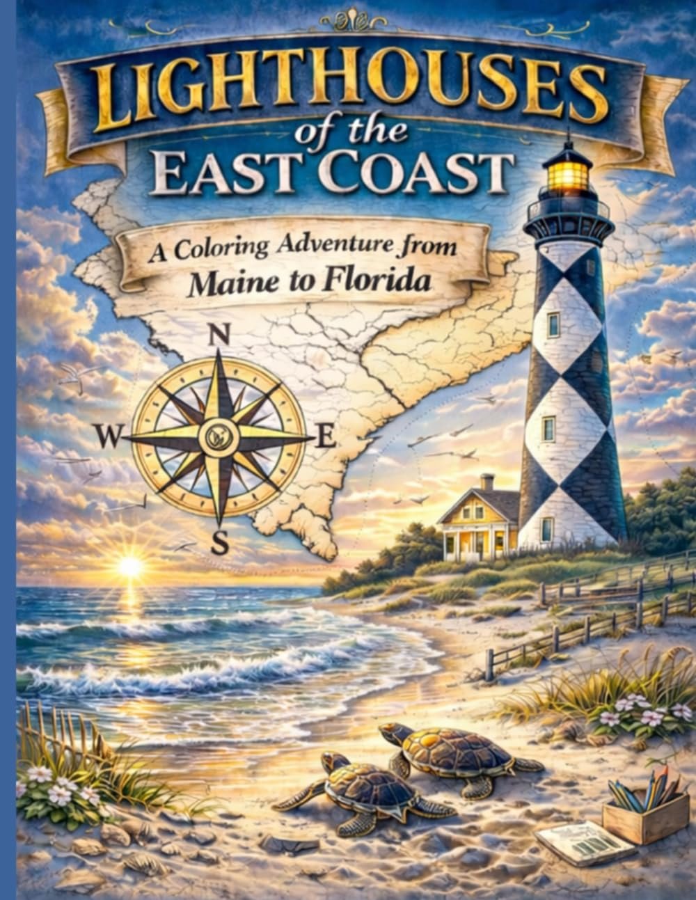 Lighthouses of the East Coast book cover
